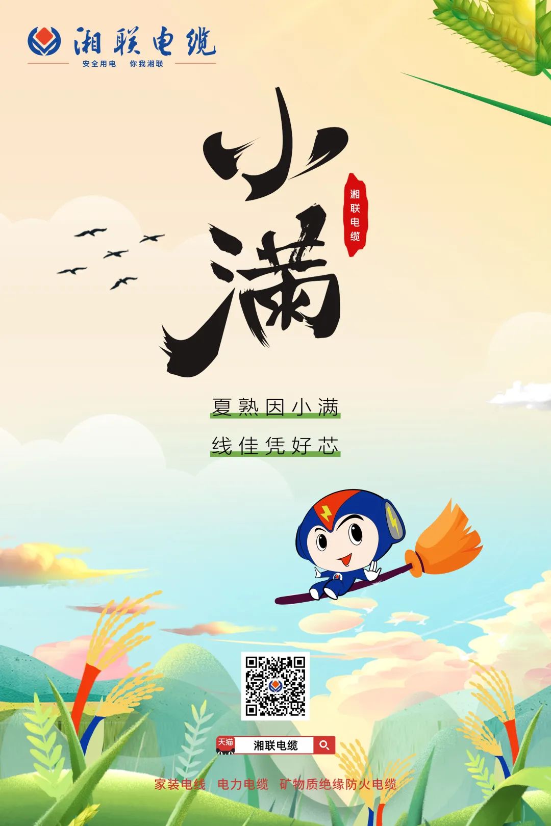 小滿節(jié)氣今日至，用電安全需重視！#安全用電你我湘聯(lián)